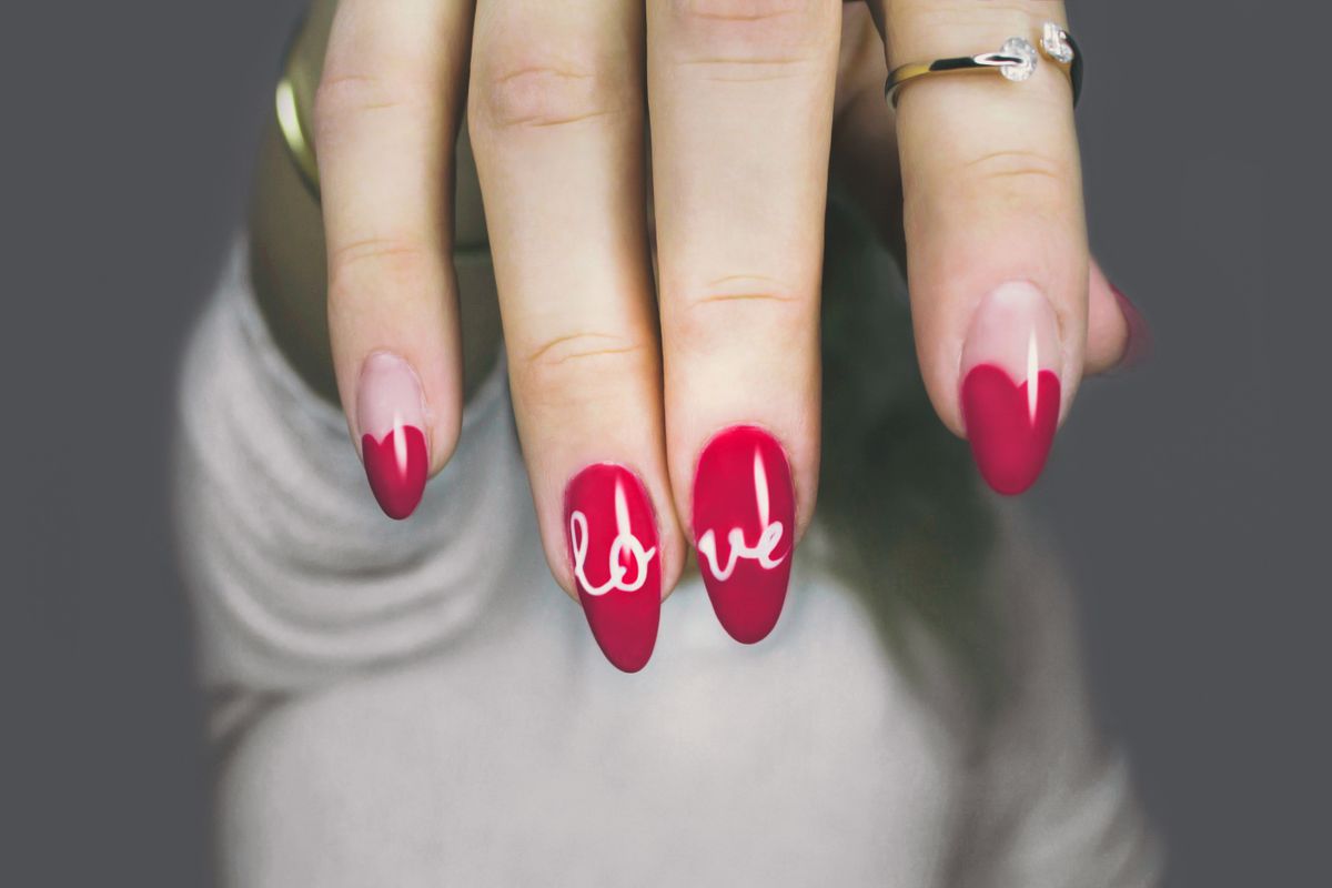 Nail art detail from Avalon Nails, Garland TX